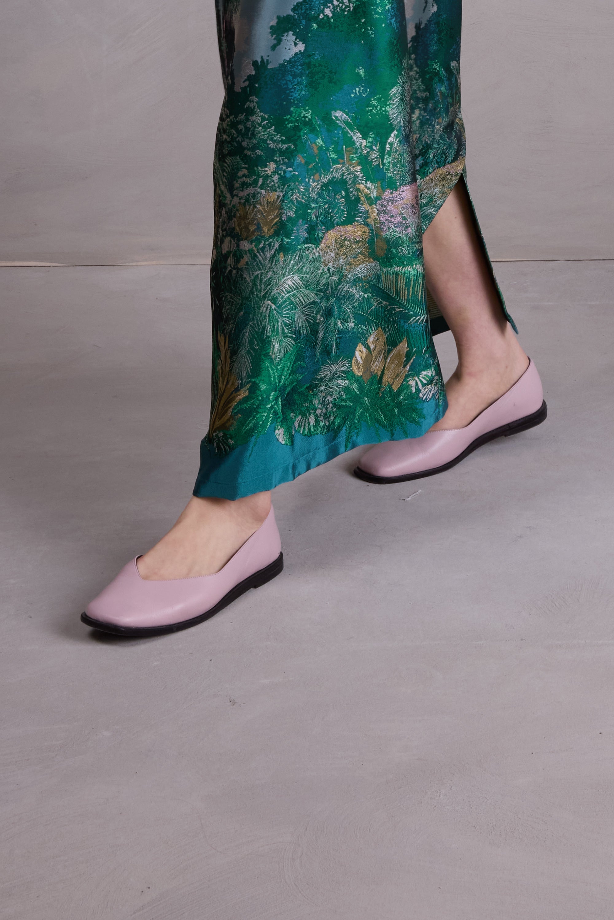 Faiza ballerina in misty rose