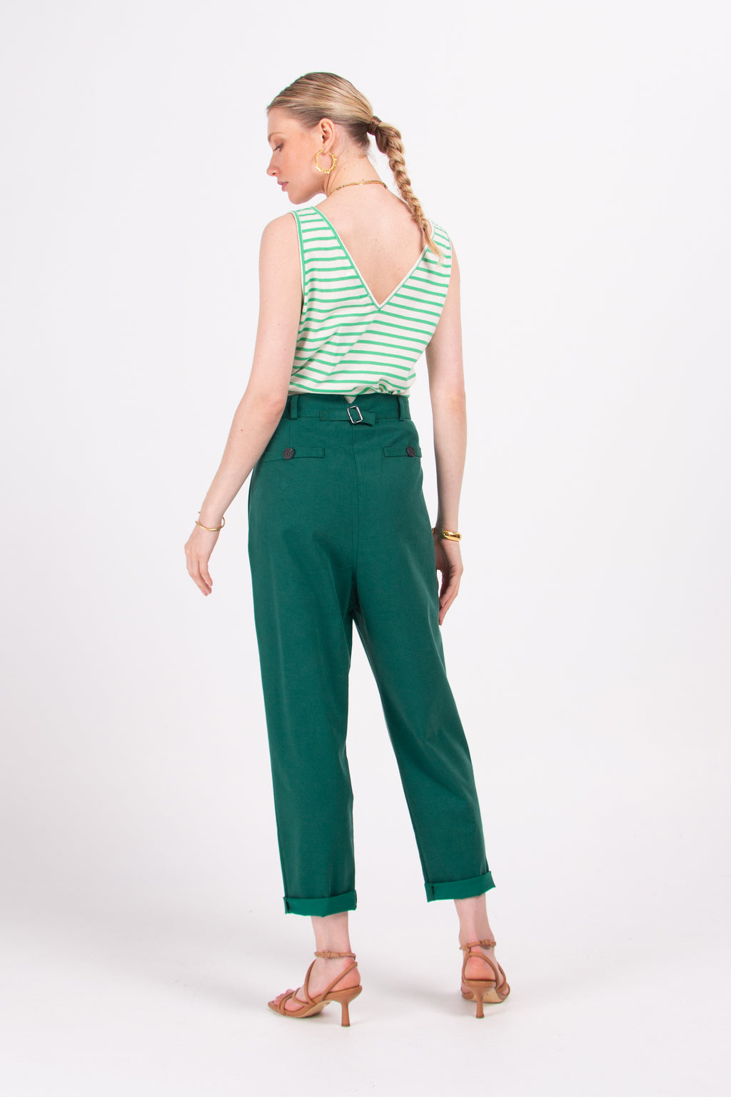 Didier amazon green trousers