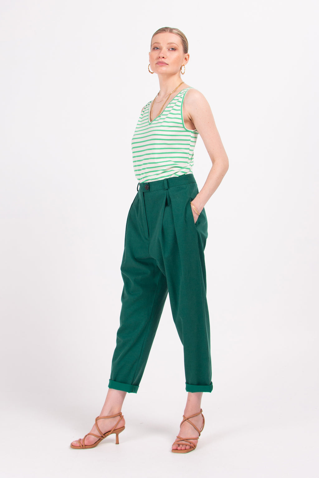 Didier amazon green trousers
