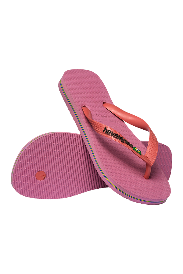 Havaianas | Brasil logo flip flop in chiffon rose