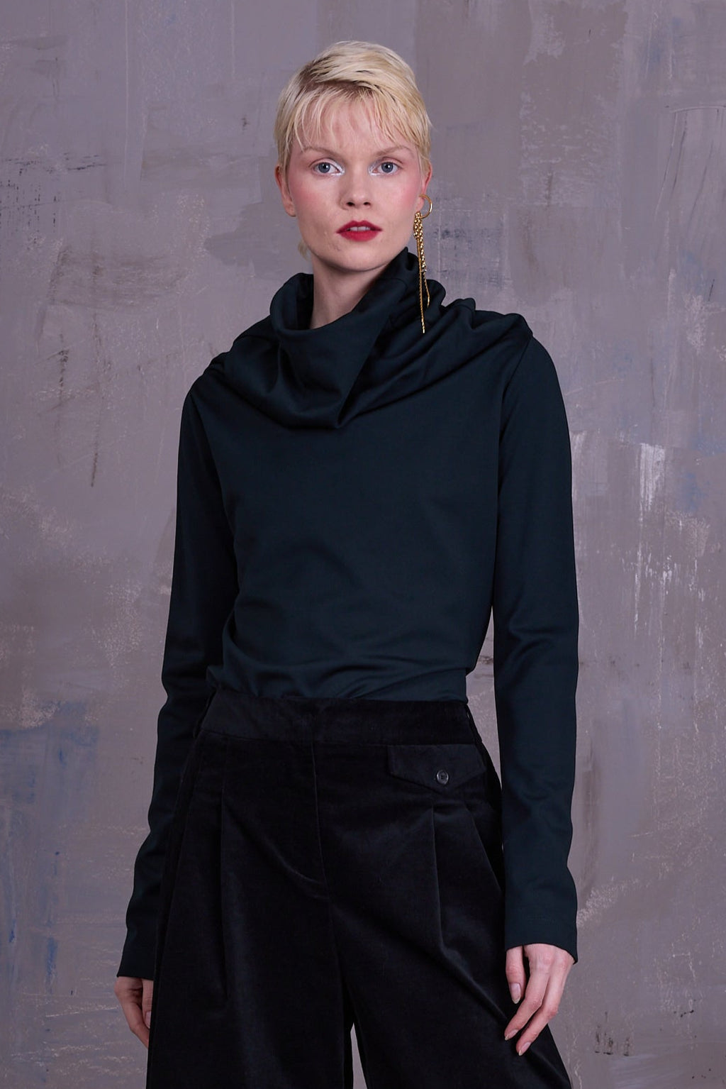 Georgina sweater in evergreen