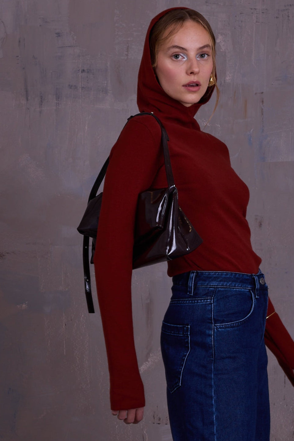 Gennaro Handtasche in Metallic-Grün