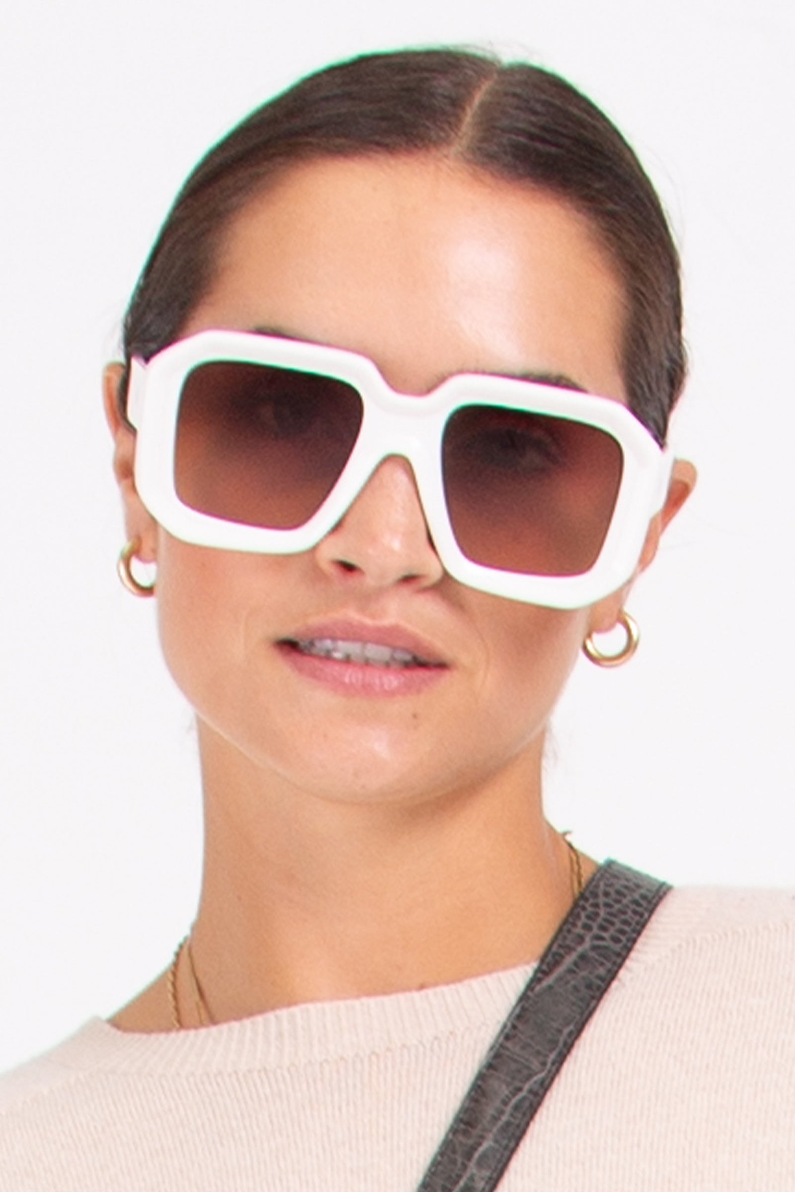 Onassis Sonnenbrille creme/gelb