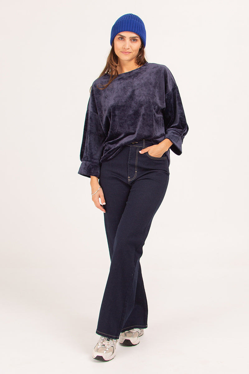 Blue velvet outlet jumper