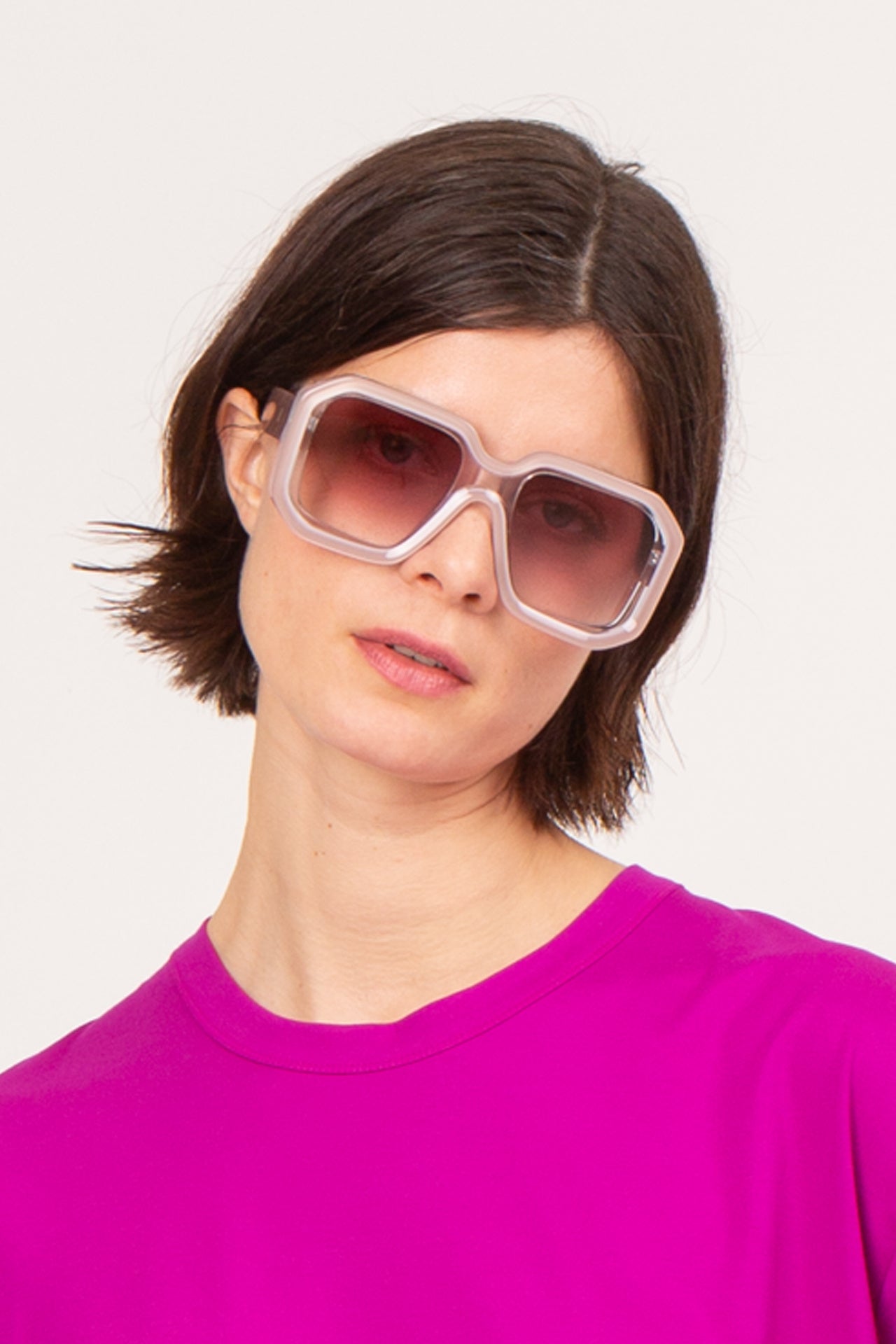 Onassis Sonnenbrille taupe / pink